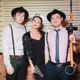 New Year's corporate party in Tallinn.